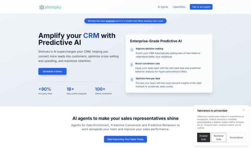 Screenshot of Shimoku