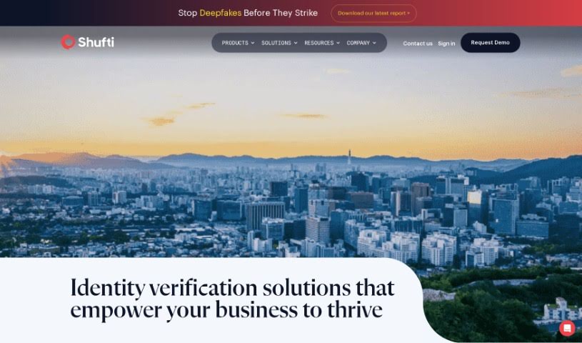 Screenshot of Shufti Pro