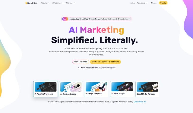 Screenshot of Simplified