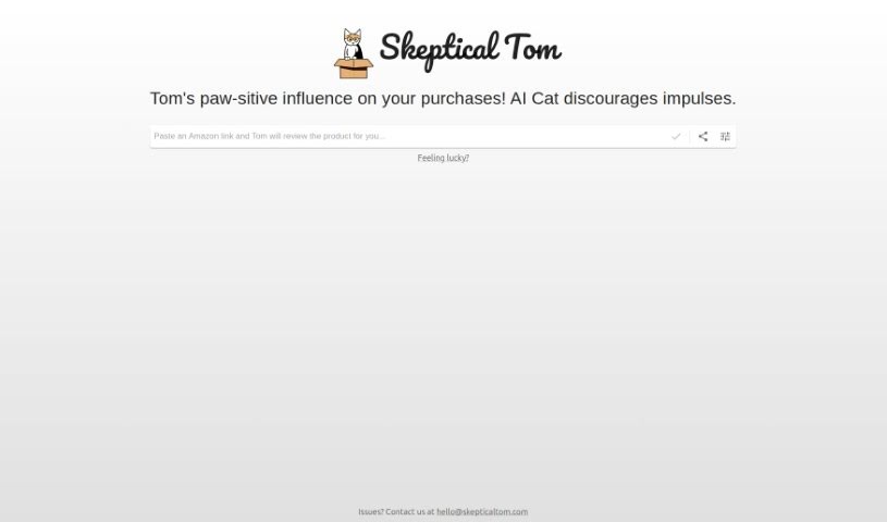 Screenshot of Skeptical Tom