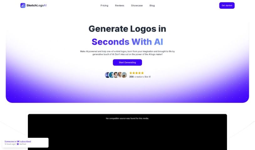 Screenshot of Sketch Logo Ai