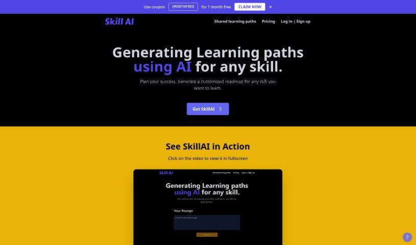 Screenshot of Skill AI
