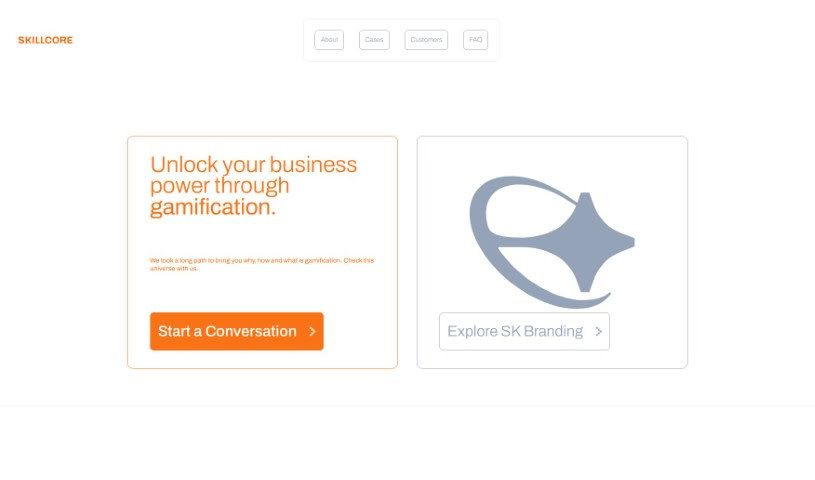 Screenshot of SkillCore