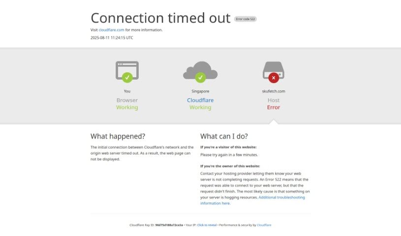 Screenshot of Sku Fetch