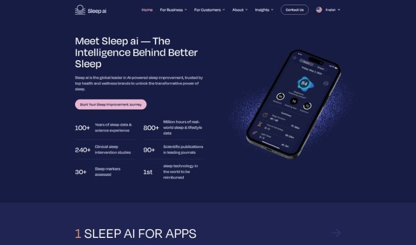 Screenshot of Sleep.ai