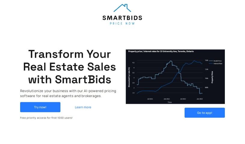 Screenshot of Smartbids