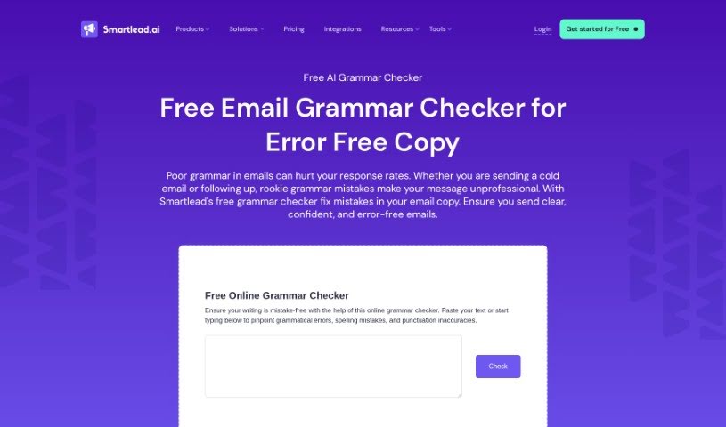 Screenshot of Smartlead