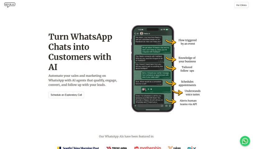 Screenshot of Smry Replyr