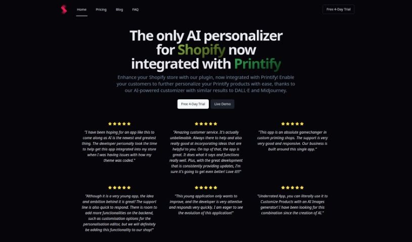 Screenshot of Snapart