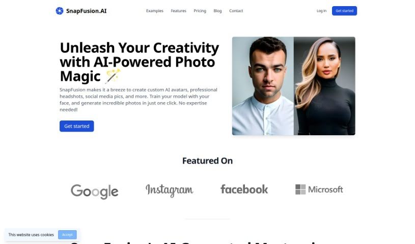 Screenshot of Snapfusion