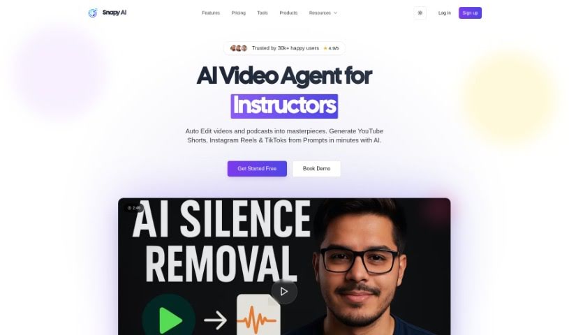 Screenshot of Snapy AI