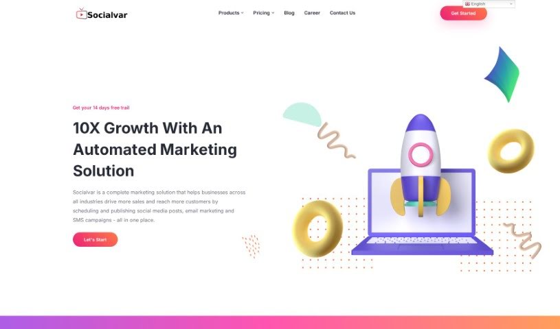 Screenshot of Socialvar Ltd