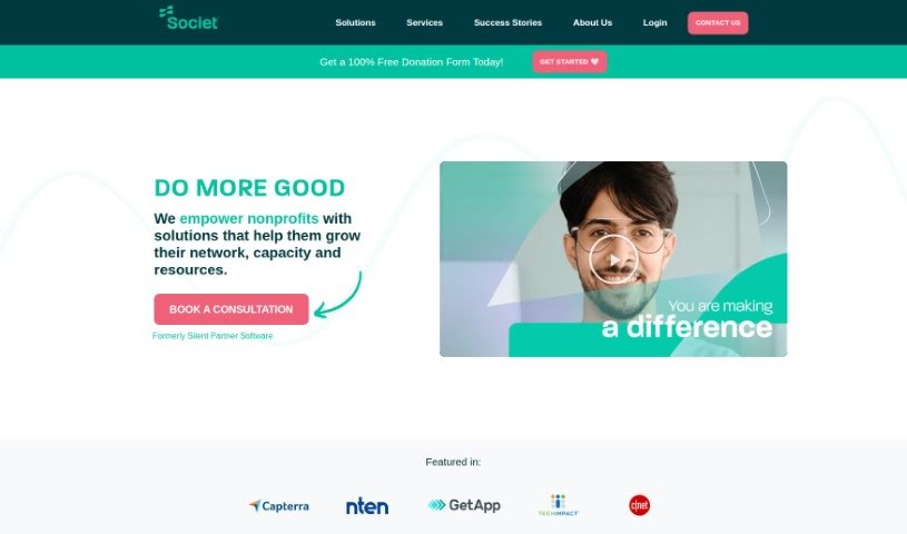 Screenshot of Societ