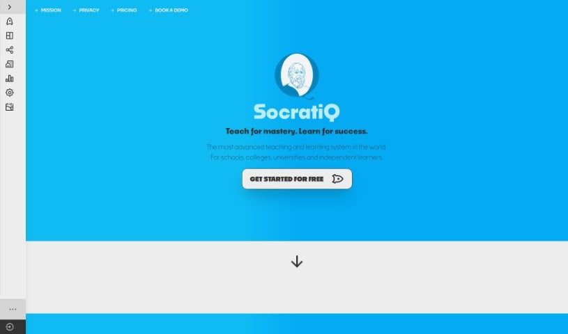 Screenshot of SocratiQ