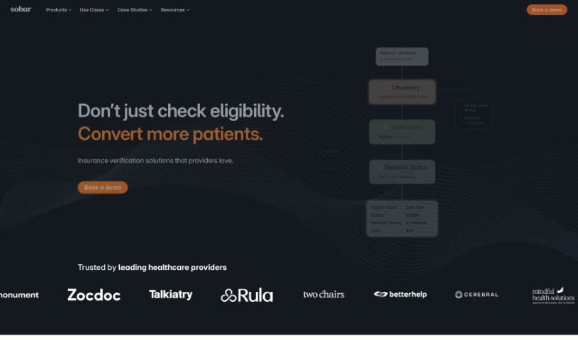 Screenshot of Sohar Health