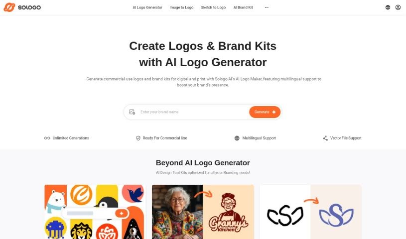 Screenshot of SologoAI