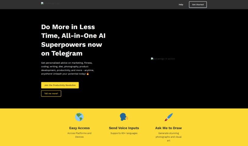 Screenshot of Solvemigo