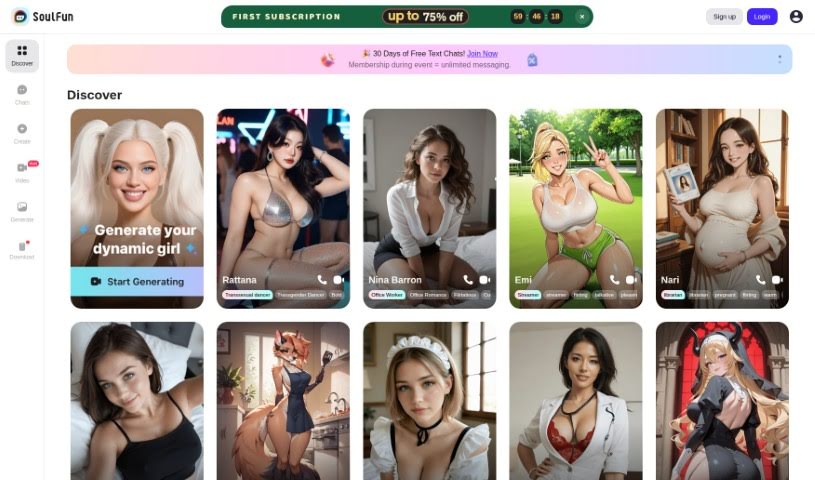 Screenshot of SoulFun