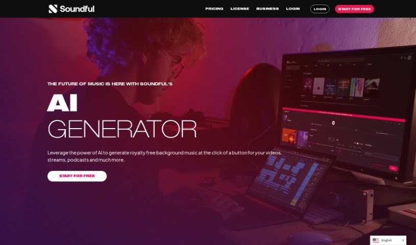 Screenshot of Soundful