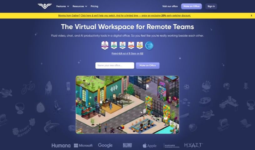 Screenshot of SoWork