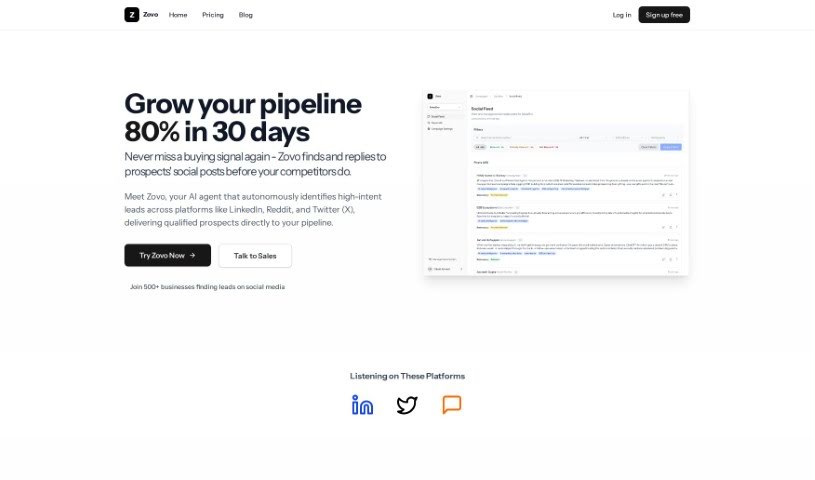 Screenshot of Sparksocial