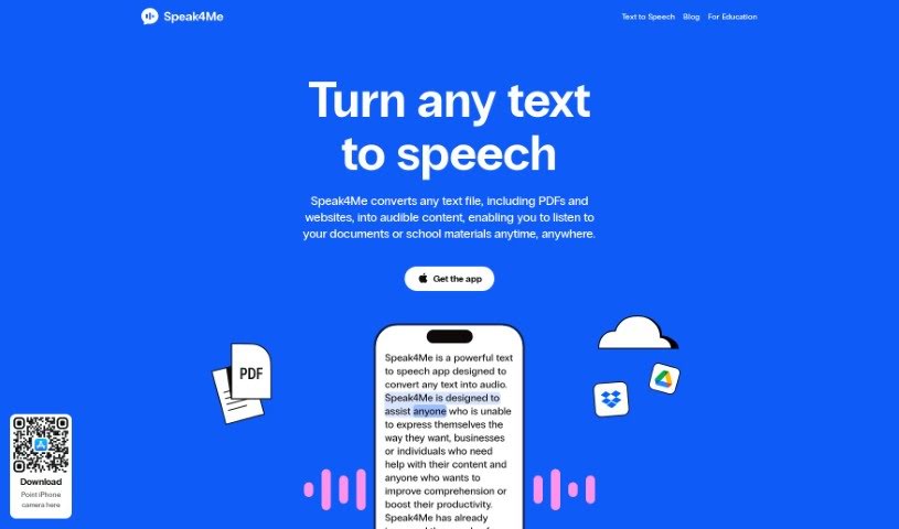 Screenshot of Speak4Me