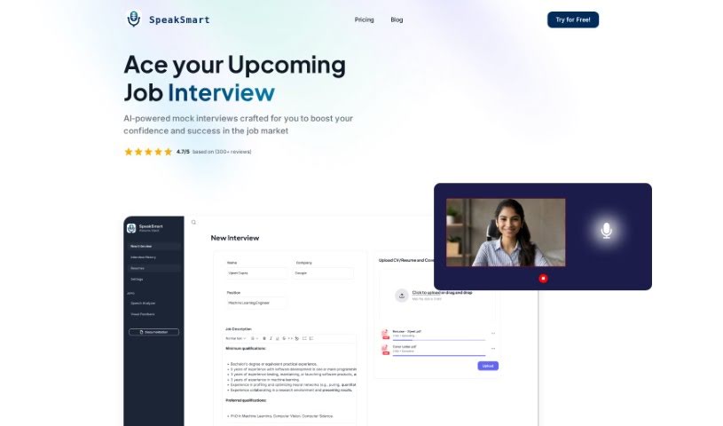 Screenshot of Speaksmart