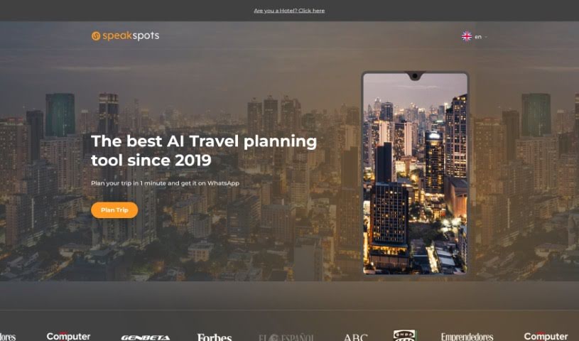 Screenshot of Speakspots