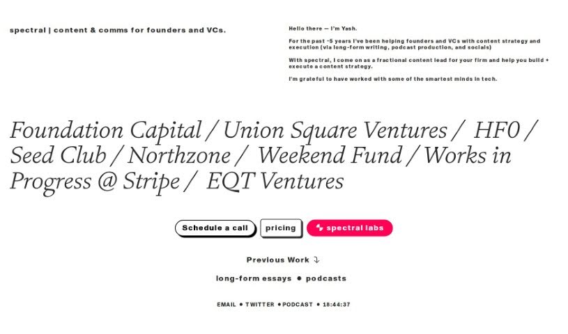 Screenshot of Spectral