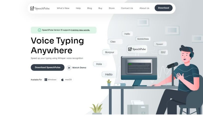 Screenshot of SpeechPulse