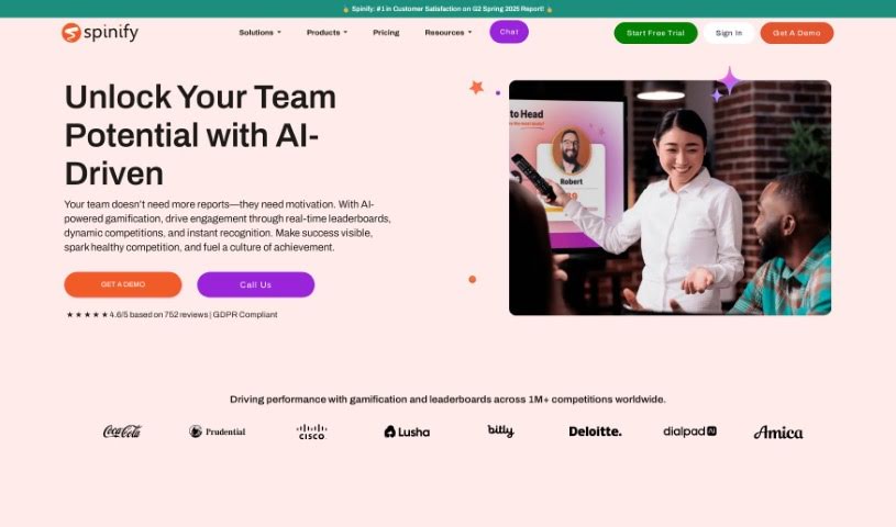Screenshot of Spinify