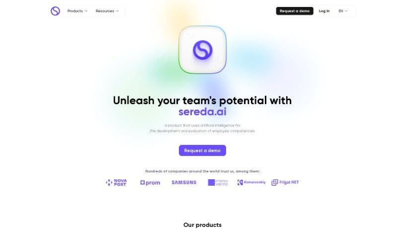 Screenshot of Sreda.ai
