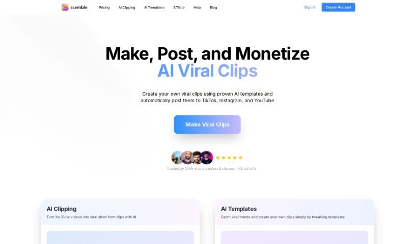 Screenshot of Ssemble