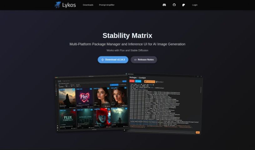 Screenshot of Stability Matrix