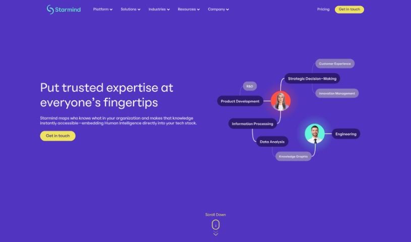 Screenshot of Starmind