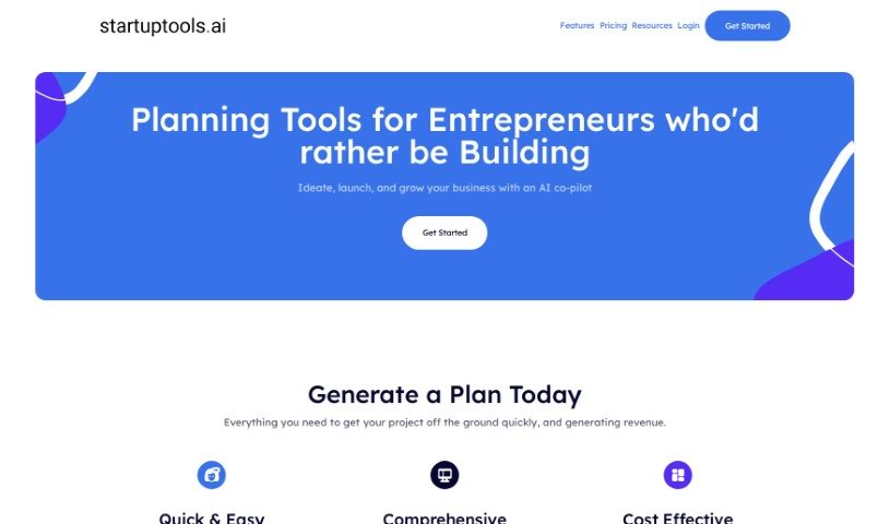 Screenshot of Startuptools