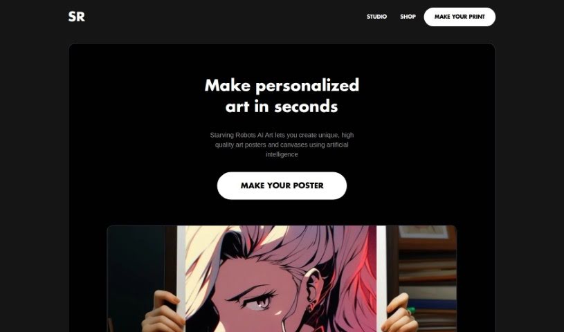 Screenshot of Starving Robots