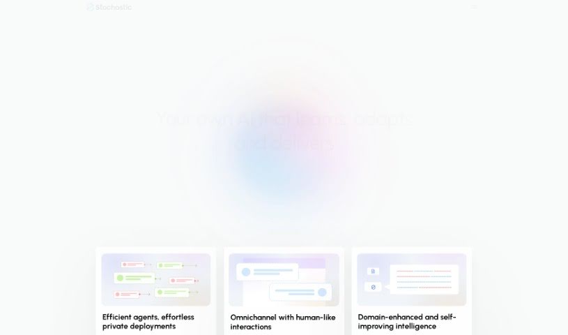 Screenshot of Stochastic AI