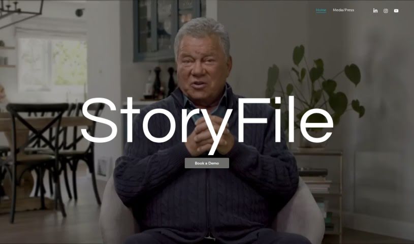 Screenshot of StoryFile