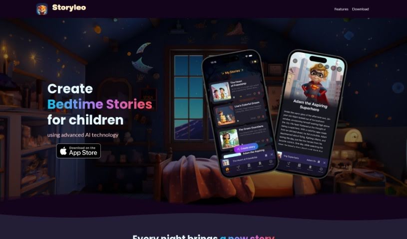 Screenshot of Storyleo