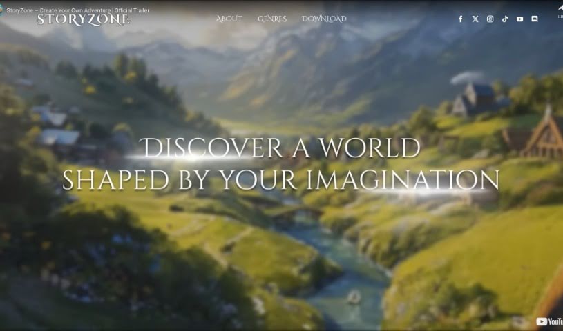 Screenshot of Storyworld