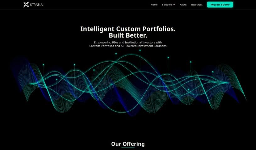 Screenshot of STRATxAI
