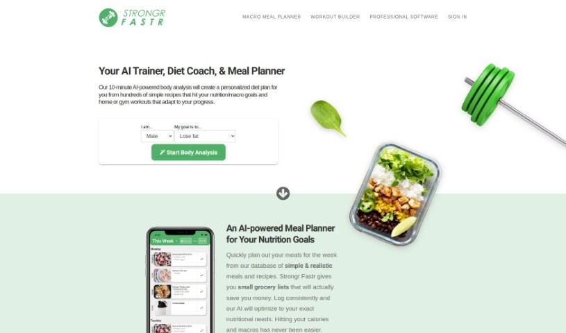 Screenshot of Strongr Fastr