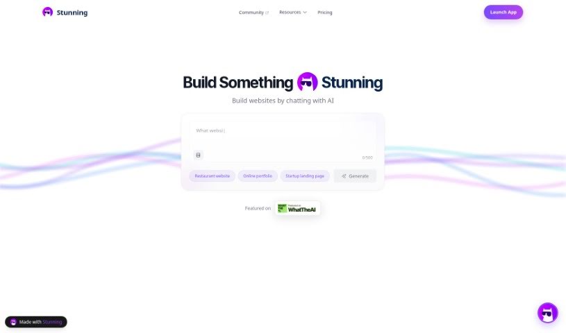 Screenshot of Stunning