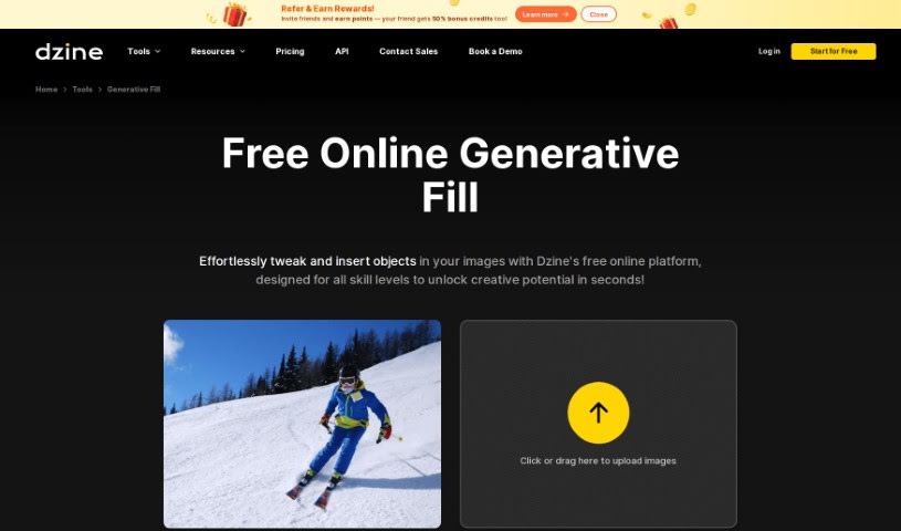 Screenshot of Stylar AI Generative Fill