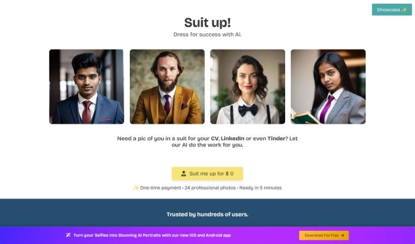 Screenshot of Suit Me Up