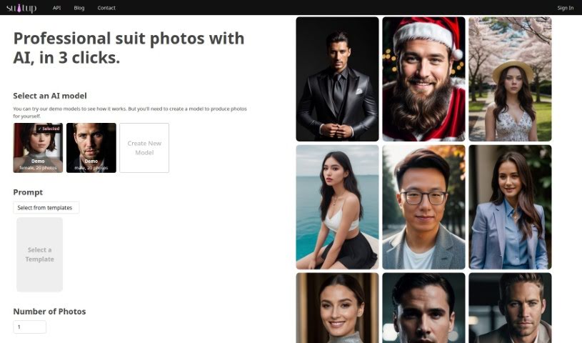 Screenshot of Suitup