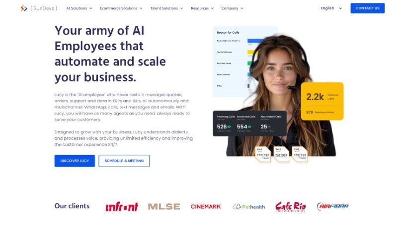 Screenshot of SunDevs