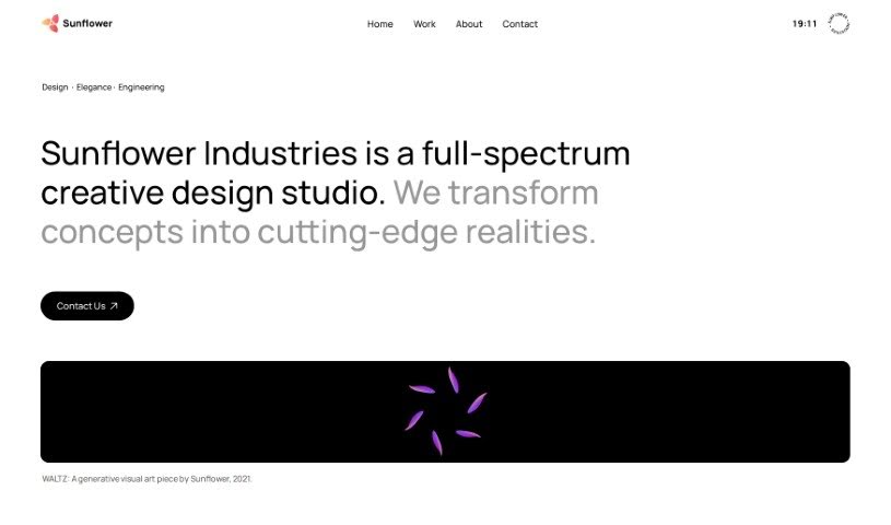 Screenshot of Sunflower Sparrow