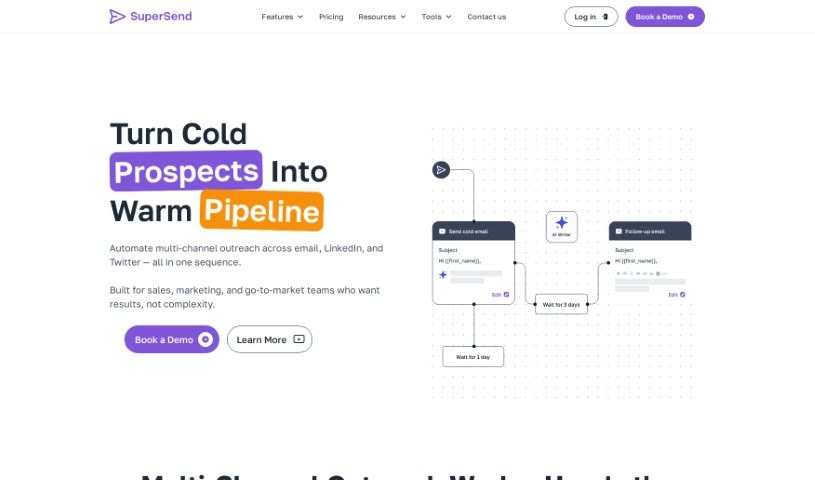 Screenshot of Super Send